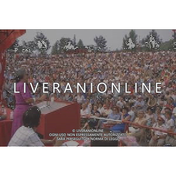 DIAP-RETROSPETTIVA NILDE IOTTI POLITICA NELLA FOTO NILDE IOTTI A MILANO ALLA FESTA DELL\'UNITA\' NELL\'ANNO 1982 FOTO ENRICO LIVERANI-AG ALDO LIVERANI SAS 