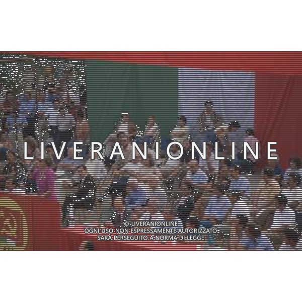 DIAP-RETROSPETTIVA NILDE IOTTI POLITICA NELLA FOTO NILDE IOTTI A MILANO ALLA FESTA DELL\'UNITA\' NELL\'ANNO 1982 FOTO ENRICO LIVERANI-AG ALDO LIVERANI SAS 
