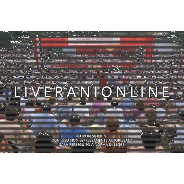 DIAP-RETROSPETTIVA NILDE IOTTI POLITICA NELLA FOTO NILDE IOTTI A MILANO ALLA FESTA DELL\'UNITA\' NELL\'ANNO 1982 FOTO ENRICO LIVERANI-AG ALDO LIVERANI SAS 