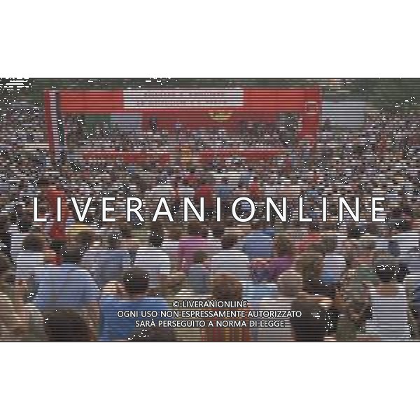 DIAP-RETROSPETTIVA NILDE IOTTI POLITICA NELLA FOTO NILDE IOTTI A MILANO ALLA FESTA DELL\'UNITA\' NELL\'ANNO 1982 FOTO ENRICO LIVERANI-AG ALDO LIVERANI SAS 