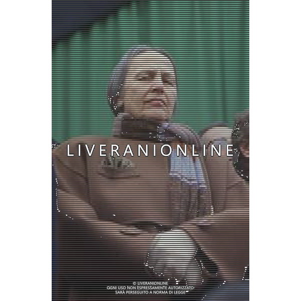 DIAP-RETROSPETTIVA NILDE IOTTI POLITICA NELLA FOTO NILDE IOTTI NELL\'ANNO 1984 PRESENZIA AI FUNERALI DELLE VITTIME DELL\'ATTENTATO AL TRENO RAPIDO 904 AG ALDO LIVERANI SAS  