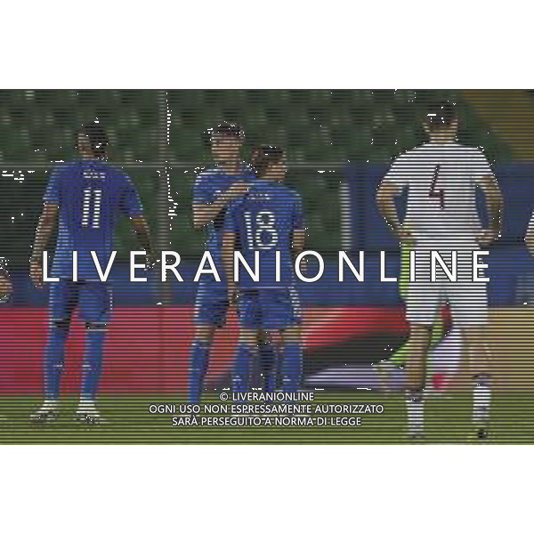 ZCP - 22/03/2024 Italia U21 vs Lettonia U21 Qualificazione al Campionato Europeo 2024 - nella foto: esultanza italia a fine gara ©Claudio Zamagni/Agenzia Aldo Liverani / AGENZIA ALDO LIVERANI SAS