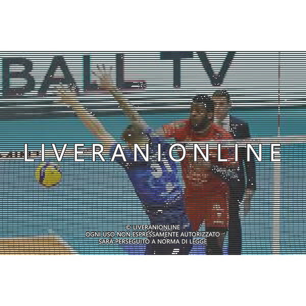 TVRG Monza vs Civitanova nella foto Marlon Yant Herrera (Civitanova) Monza 24-03-2024 OpiquadArena Mint Vero Volley Monza vs Cucine Lube Civitanova SuperLega Credem Banca - gara 4 quarti di finale playoff scudetto foto Roberto Garavaglia/Agenzia Aldo Liverani sas/ AGENZIA ALDO LIVERANI SAS