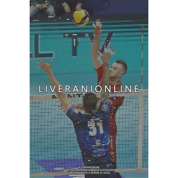 TVRG Monza vs Civitanova nella foto Ivan Zaytsev (Civitanova) Monza 24-03-2024 OpiquadArena Mint Vero Volley Monza vs Cucine Lube Civitanova SuperLega Credem Banca - gara 4 quarti di finale playoff scudetto foto Roberto Garavaglia/Agenzia Aldo Liverani sas/ AGENZIA ALDO LIVERANI SAS
