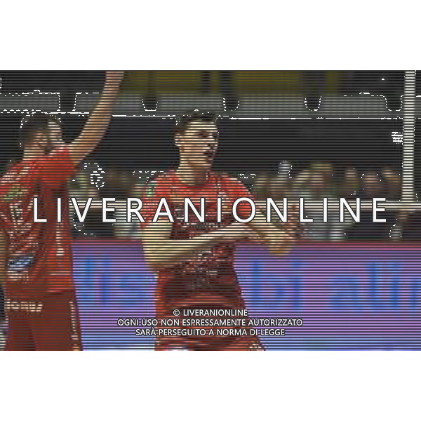 TVRG Monza vs Civitanova nella foto esultanza finale Aleksandar Nikolov (Civitanova) Monza 24-03-2024 OpiquadArena Mint Vero Volley Monza vs Cucine Lube Civitanova SuperLega Credem Banca - gara 4 quarti di finale playoff scudetto foto Roberto Garavaglia/Agenzia Aldo Liverani sas/ AGENZIA ALDO LIVERANI SAS
