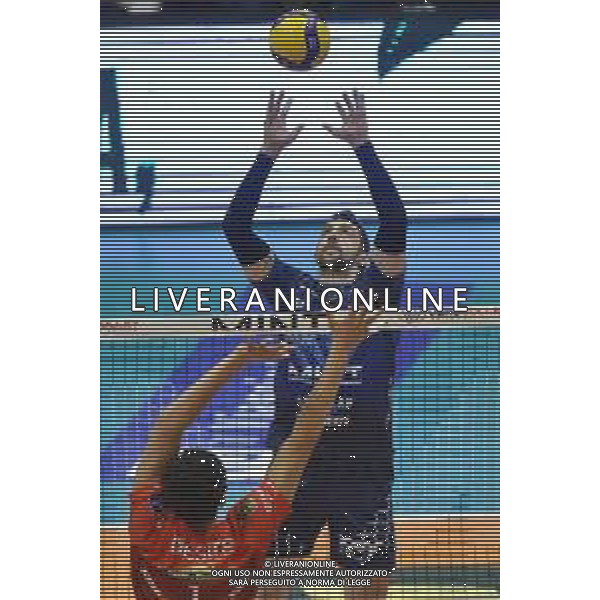 TVRG Monza vs Civitanova nella foto Stephen Maar (Vero Volley Monza) Monza 24-03-2024 OpiquadArena Mint Vero Volley Monza vs Cucine Lube Civitanova SuperLega Credem Banca - gara 4 quarti di finale playoff scudetto foto Roberto Garavaglia/Agenzia Aldo Liverani sas/AGENZIA ALDO LIVERANI SAS