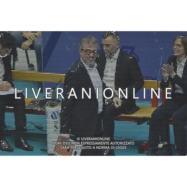 TVRG Monza vs Civitanova nella foto Massimo Eccheli allenatore Vero Volley Monza Monza 24-03-2024 OpiquadArena Mint Vero Volley Monza vs Cucine Lube Civitanova SuperLega Credem Banca - gara 4 quarti di finale playoff scudetto foto Roberto Garavaglia/Agenzia Aldo Liverani sas/AGENZIA ALDO LIVERANI SAS
