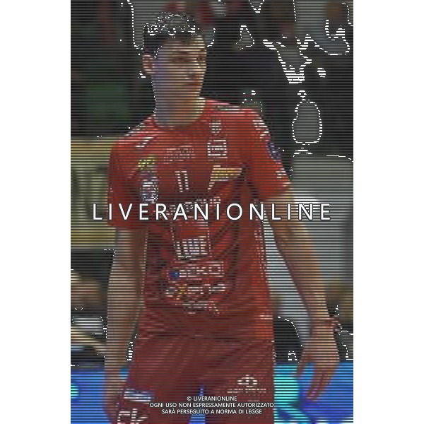 TVRG Monza vs Civitanova nella foto Aleksandar Nikolov (Civitanova) Monza 24-03-2024 OpiquadArena Mint Vero Volley Monza vs Cucine Lube Civitanova SuperLega Credem Banca - gara 4 quarti di finale playoff scudetto foto Roberto Garavaglia/Agenzia Aldo Liverani sas/AGENZIA ALDO LIVERANI SAS