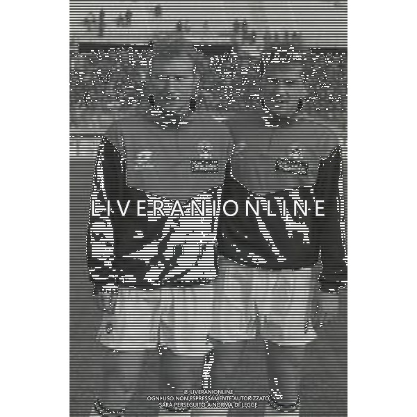 NEG-21-11-1993 PIACENZA CAMPIONATO DI CALCIO SERIE A PIACENZA-UDINESE 0-0 NELLA FOTO DARLUSZ ADAMCZUK-MAREK KOZMINSKI AG ALDO LIVERANI SAS