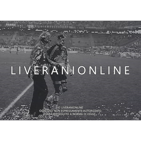 NEG-28-09-1994 MILANO CHAMPIONS LEAGUE MILAN SALISBURGO 3-0 NELLA FOTO INFORTUNIO PORTIERE KONRAD AG ALDO LIVERANI SAS