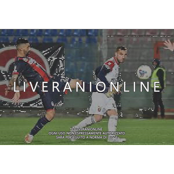 Crotone-Casertana - Serie C Now 2023-2024 Stadio Ezio Scida, Crotone (KR) 25 Marzo 2024 Nella foto: Filippo Damian e Mattia Vitale foto andrea rosito-ag aldo liverani sas