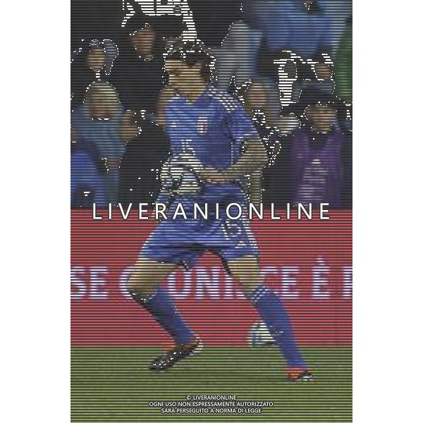 Riccardo Calafiori of Italy play the ball during Italy U21 vs Turkey U21, 7° match of European Qualifiers 2025 group A, game at Paolo Mazza stadium in Ferrara (FE), Italy, on March 26, 2024. (Photo by Davide Casentini)/AGENZIA ALDO LIVERANI SAS -ITALIA Under 21-TURCHIA Qualificazioni Europei U21- Ferrara 26.03.2023