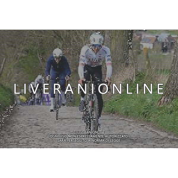 29-03-2024 Allenamento 2 Tour Des Flandres 2024; 2024, Uae Team Emirates; Covi, Alessandro; Koppenberg; ©SIROTTI/AGENZIA ALDO LIVERANI SAS