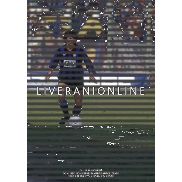 DIAP-RETROSPETTIVA GIORGIO MAGNOCAVALLO CALCIATORE NELLA FOTO GIORGIO MAGNOCAVALLO CON LA MAGLIA ATALANTA CALCIO AG ALDO LIVERANI SAS