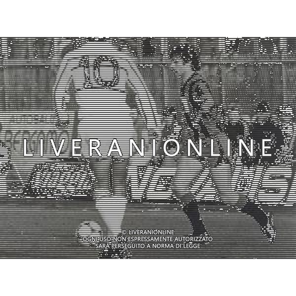 ST-RETROSPETTIVA GIORGIO MAGNOCAVALLO CALCIATORE NELLA FOTO GIORGIO MAGNOCAVALLO CON LA MAGLIA ATALANTA CALCIO AG ALDO LIVERANI SAS