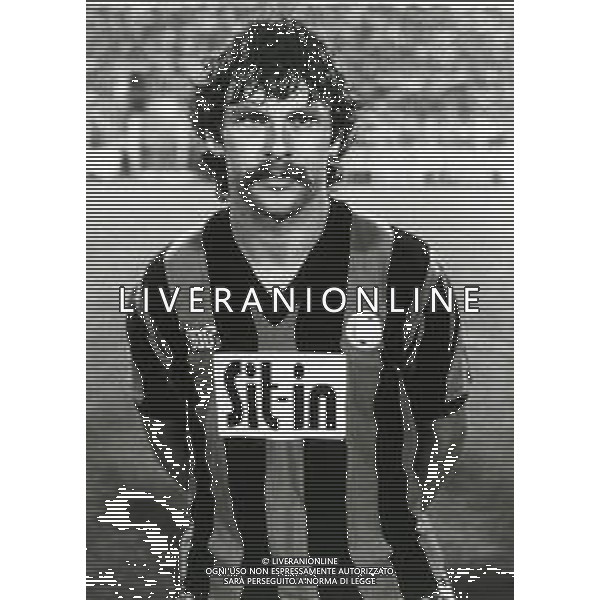ST-RETROSPETTIVA GIORGIO MAGNOCAVALLO CALCIATORE NELLA FOTO GIORGIO MAGNOCAVALLO CON LA MAGLIA ATALANTA CALCIO AG ALDO LIVERANI SAS