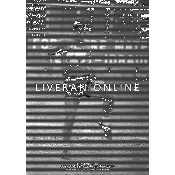 NEG-1982-BERGAMO ALLENAMENTO ATALANTA CALCIO NELLA FOTO CLAUDIO FOSCARINI AG ALDO LIVERANI SAS