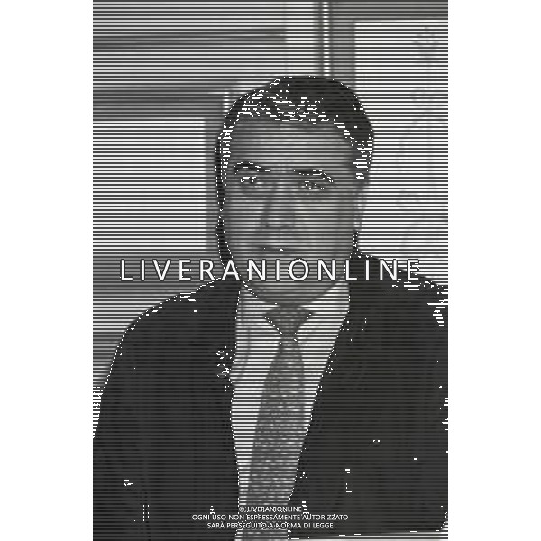 NEG-RETROSPETTIVA LORENZO SAINZ PRESIDENTE REAL MADRD CALCIO NELLA FOTO LORENZO SAINZ A MILANO ALL\'HOTEL PRINCIPE E SAVOIA NELL\'ANNO 1996 AG ALDO LIVERANI SAS