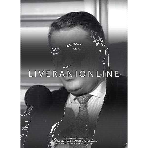NEG-RETROSPETTIVA LORENZO SAINZ PRESIDENTE REAL MADRD CALCIO NELLA FOTO LORENZO SAINZ A MILANO ALL\'HOTEL PRINCIPE E SAVOIA NELL\'ANNO 1996 AG ALDO LIVERANI SAS