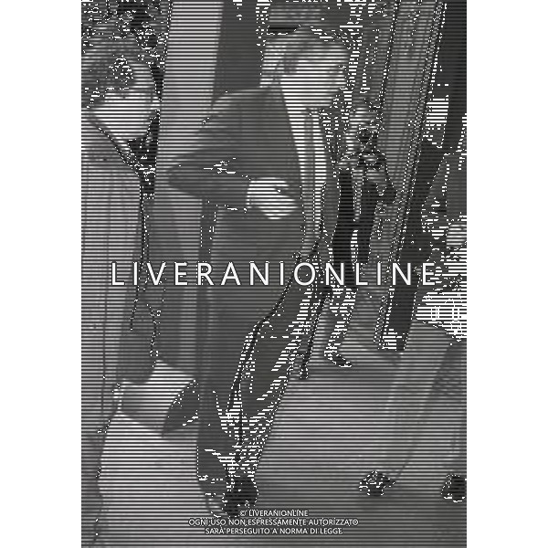 NEG-RETROSPETTIVA LORENZO SAINZ PRESIDENTE REAL MADRD CALCIO NELLA FOTO LORENZO SAINZ A MILANO ALL\'HOTEL PRINCIPE E SAVOIA NELL\'ANNO 1996 AG ALDO LIVERANI SAS