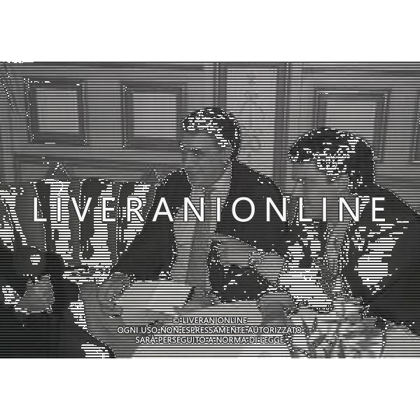 NEG-RETROSPETTIVA LORENZO SAINZ PRESIDENTE REAL MADRD CALCIO NELLA FOTO LORENZO SAINZ A MILANO ALL\'HOTEL PRINCIPE E SAVOIA NELL\'ANNO 1996 AG ALDO LIVERANI SAS