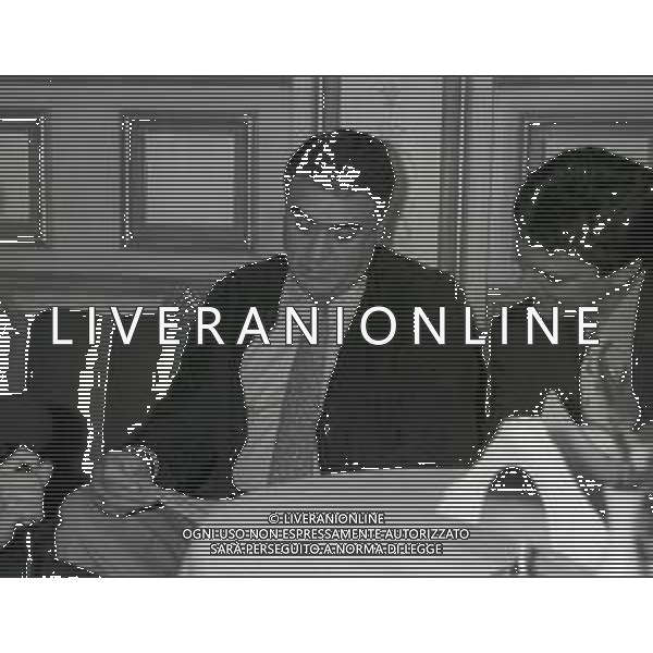 NEG-RETROSPETTIVA LORENZO SAINZ PRESIDENTE REAL MADRD CALCIO NELLA FOTO LORENZO SAINZ A MILANO ALL\'HOTEL PRINCIPE E SAVOIA NELL\'ANNO 1996 AG ALDO LIVERANI SAS