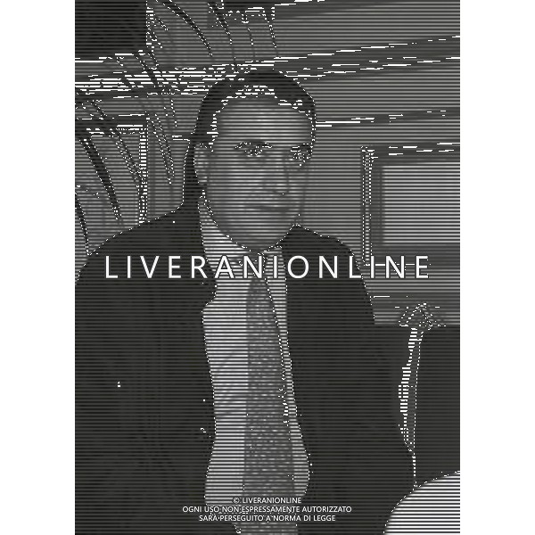 NEG-RETROSPETTIVA LORENZO SAINZ PRESIDENTE REAL MADRD CALCIO NELLA FOTO LORENZO SAINZ A MILANO ALL\'HOTEL PRINCIPE E SAVOIA NELL\'ANNO 1996 AG ALDO LIVERANI SAS