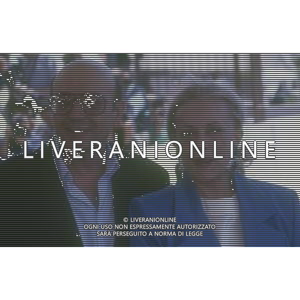 DIAP- RETROSPETTIVA THEO ANGELOPOULOS REGISTA -SCENEGGIATORE E PRODUTTORE CINEMATOGRAFICO NELLA FOTO THEO ANGELOPOULOS CON JEAN MOREAU NELL\'ANNO 1991 A CANNES AG ALDO LIVERANI SAS 