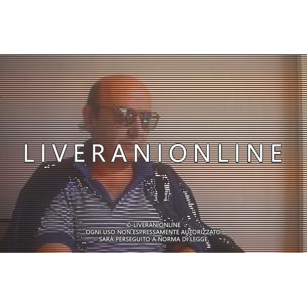 DIAP- RETROSPETTIVA THEO ANGELOPOULOS REGISTA -SCENEGGIATORE E PRODUTTORE CINEMATOGRAFICO  NELLA FOTO THEO ANGELOPOULOS A VENEZIA  NELL\'ANNO 1985 AG ALDO LIVERANI SAS
