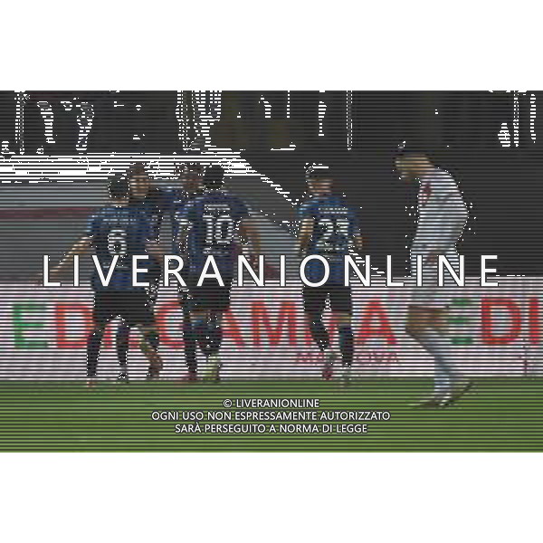 TVRG Mantova vs Atalanta U23 nella foto esultanza Atalanta U23 e delusione Mantova dopo il gol dell\'1 a 0\' Mantova 30-03-2024 Stadio Danilo Martelli 34a giornata Campionato Serie C girone A foto Roberto Garavaglia/Agenzia Aldo Liverani sas