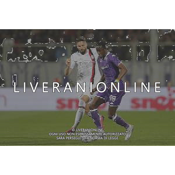 ZCP - 30/03/2024 Fiorentina vs Milan Campionato di Calcio serie A Tim - nella foto: kuame e olivier giroud ©Claudio Zamagni/Agenzia Aldo Liverani / AGENZIA ALDO LIVERANI SAS