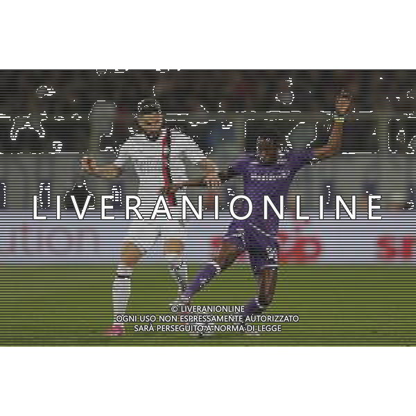 ZCP - 30/03/2024 Fiorentina vs Milan Campionato di Calcio serie A Tim - nella foto: kuame e olivier giroud ©Claudio Zamagni/Agenzia Aldo Liverani / AGENZIA ALDO LIVERANI SAS