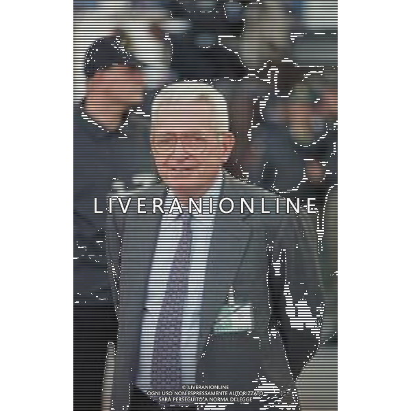 Neg- RETROSPETTIVA AVVOCATO VITTORIO CAISSOTTI CHIUSANO PRESIDENTE JUVENTUS CALCIO NELLA FOTO ALL\'OLYMPIASTADION DI MONACO DI BAVIERA PER LA FINALE DI CHAMPIONS LEAGUE IL 28.05.1997 AG ALDO LIVERANI SAS