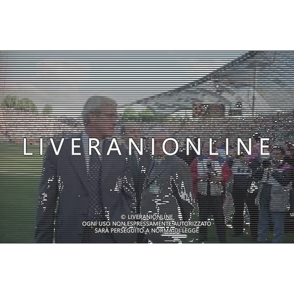 Neg- RETROSPETTIVA AVVOCATO VITTORIO CAISSOTTI CHIUSANO PRESIDENTE JUVENTUS CALCIO NELLA FOTO CON MARCELLO LIPPI E LUCIANO MOGGI ALL\'OLYMPIASTADION DI MONACO DI BAVIERA PER LA FINALE DI CHAMPIONS LEAGUE IL 28.05.1997 AG ALDO LIVERANI SAS