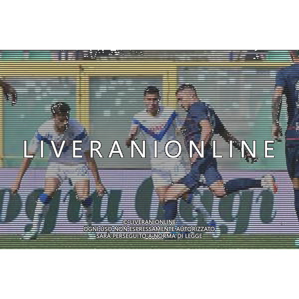 31° Giornata Serie B 2023-2024 Stadio San Vito-Marulla Cosenza-Brescia Nella foto: Gol Valerio Crespi ©Andrea Rosito / AGENZIA ALDO LIVERANI SAS
