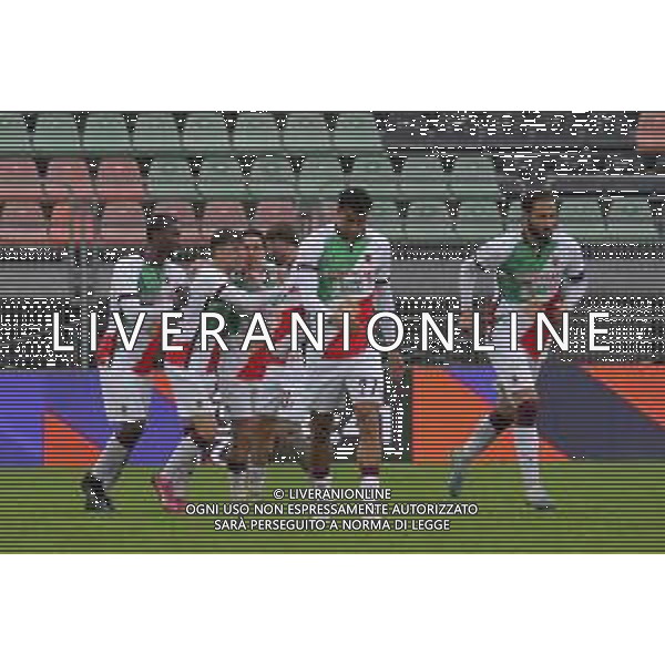 VENEZIA - REGGIANA CAMPIONATO CALCIO SERIE B 01.04.2024 NELLA FOTO ESULTANZA DOPO L\'AUTOGOL DI GIORGIO ALTARE © AGENZIA ALDO LIVERANI SAS