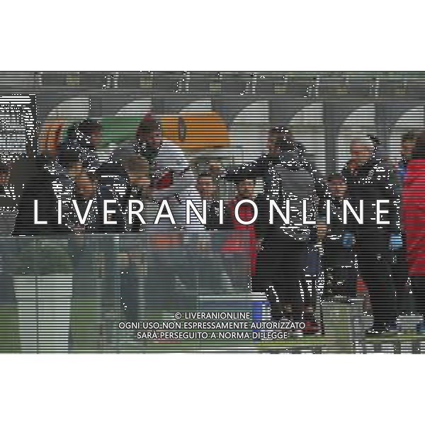 VENEZIA - REGGIANA CAMPIONATO CALCIO SERIE B 01.04.2024 NELLA FOTO ESULTANZA DOPO IL GOL DI MANOLO PORTANOVA © AGENZIA ALDO LIVERANI SAS
