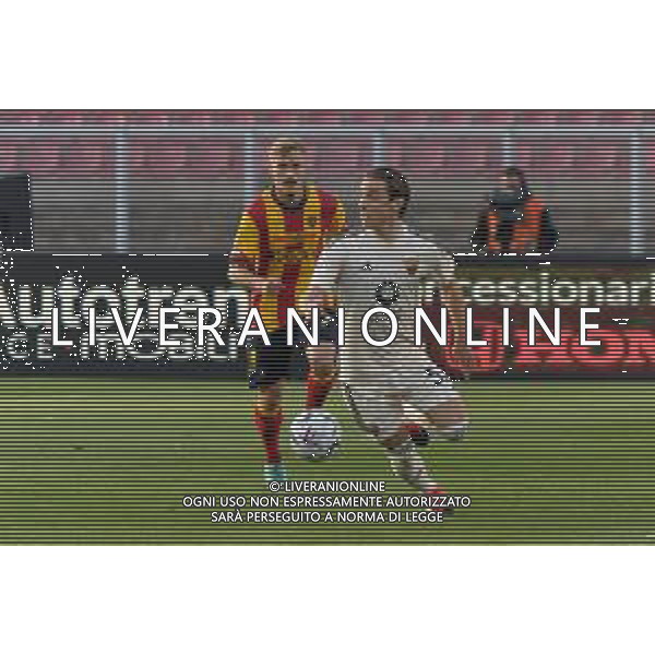 TVEM Edoardo Bove of AS Roma and Pontus Almqvist of US Lecce during the Italian soccer Serie A match US Lecce vs AS Roma on April 1, 2024 at Via del Mare Stadium in Lecce, Italy. Photo Emmanuele Mastrodonato/agenzia Liverani