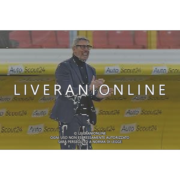 TVEM coach Luca Gotti of US Lecce during the Italian soccer Serie A match US Lecce vs AS Roma on April 1, 2024 at Via del Mare Stadium in Lecce, Italy. Photo Emmanuele Mastrodonato/agenzia Liverani