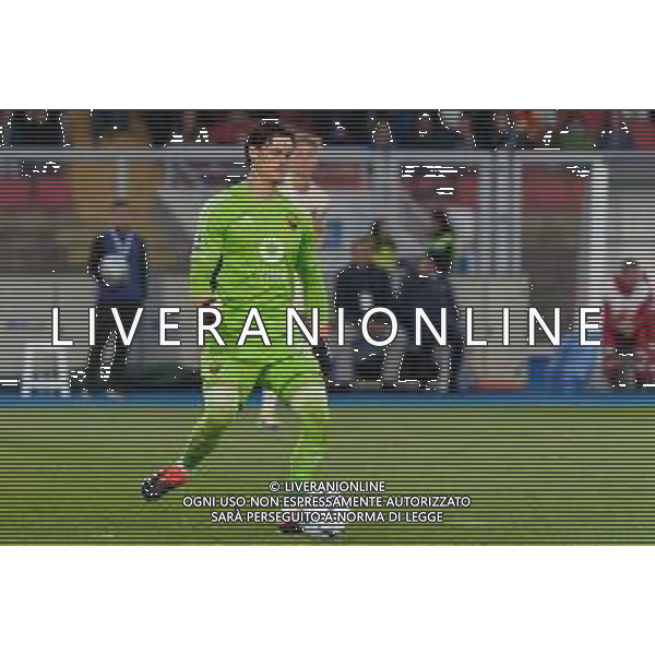 TVEM Mile Svilar of AS Roma during the Italian soccer Serie A match US Lecce vs AS Roma on April 1, 2024 at Via del Mare Stadium in Lecce, Italy. Photo Emmanuele Mastrodonato/agenzia Liverani