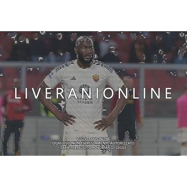 TVEM Romelu Lukaku of AS Roma during the Italian soccer Serie A match US Lecce vs AS Roma on April 1, 2024 at Via del Mare Stadium in Lecce, Italy. Photo Emmanuele Mastrodonato/agenzia Liverani