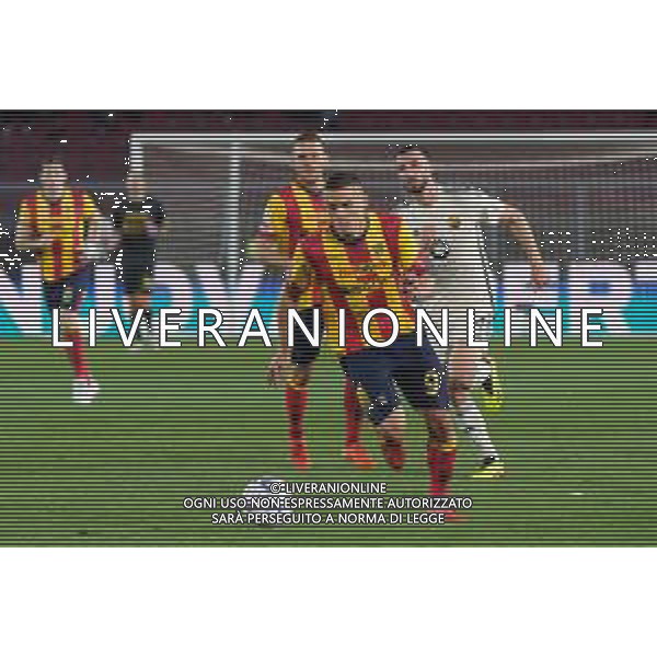 TVEM Nikola Krstovic of US Lecce during the Italian soccer Serie A match US Lecce vs AS Roma on April 1, 2024 at Via del Mare Stadium in Lecce, Italy. Photo Emmanuele Mastrodonato/agenzia Liverani