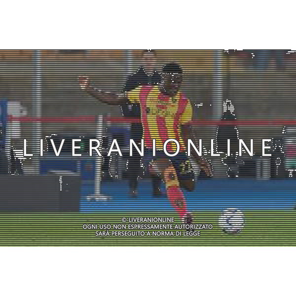 TVEM Lameck Banda of US Lecce during the Italian soccer Serie A match US Lecce vs AS Roma on April 1, 2024 at Via del Mare Stadium in Lecce, Italy. Photo Emmanuele Mastrodonato/agenzia Liverani