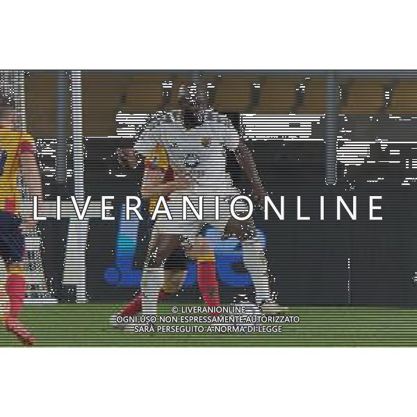 TVEM Romelu Lukaku of AS Roma during the Italian soccer Serie A match US Lecce vs AS Roma on April 1, 2024 at Via del Mare Stadium in Lecce, Italy. Photo Emmanuele Mastrodonato/agenzia Liverani