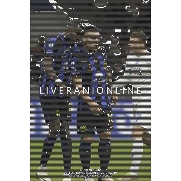 lautaro martinez e marcus thuram INTER vs EMPOLI Campionato Calcio Serie A TIM 01-04-2024 ©PAOLO GIAMPIETRI / AGENZIA ALDO LIVERANI SAS