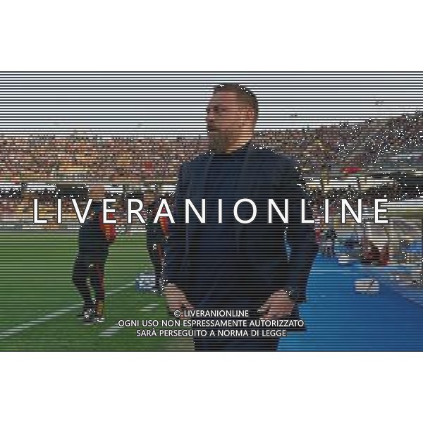 TVEM coach Daniele De Rossi of AS Roma during the Italian soccer Serie A match US Lecce vs AS Roma on April 1, 2024 at Via del Mare Stadium in Lecce, Italy. Photo Emmanuele Mastrodonato/agenzia Liverani/ AGENZIA ALDO LIVERANI SAS