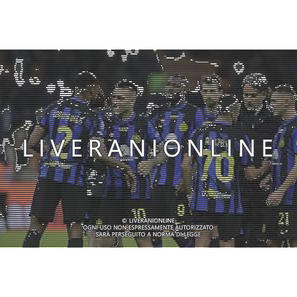 Denzel dumfries, lautaro martinez e alexis sanchez e simone inzaghi -INTER vs EMPOLI Campionato Calcio Serie A TIM 01-04-2024 ©PAOLO GIAMPIETRI / AGENZIA ALDO LIVERANI SAS