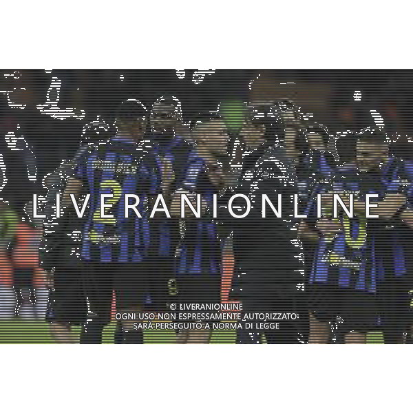 Denzel dumfries, lautaro martinez e simone inzaghi -INTER vs EMPOLI Campionato Calcio Serie A TIM 01-04-2024 ©PAOLO GIAMPIETRI / AGENZIA ALDO LIVERANI SAS