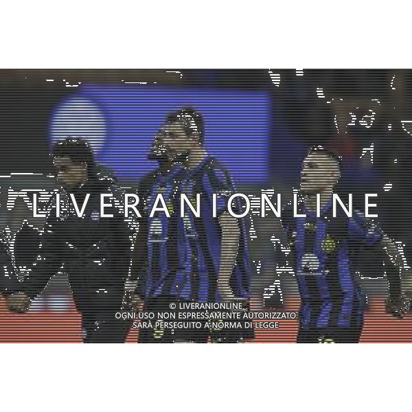 francesco acerbi e lautaro martinez -INTER vs EMPOLI Campionato Calcio Serie A TIM 01-04-2024 ©PAOLO GIAMPIETRI / AGENZIA ALDO LIVERANI SAS