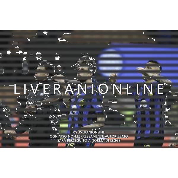 francesco acerbi e lautaro martinez -INTER vs EMPOLI Campionato Calcio Serie A TIM 01-04-2024 ©PAOLO GIAMPIETRI / AGENZIA ALDO LIVERANI SAS